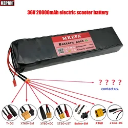 10S3P 36V 20Ah Electric Scooter Bicycle Battery,For Kugoo S2 / S3 / S4 / M2,etc,accessories,equipped with BMS