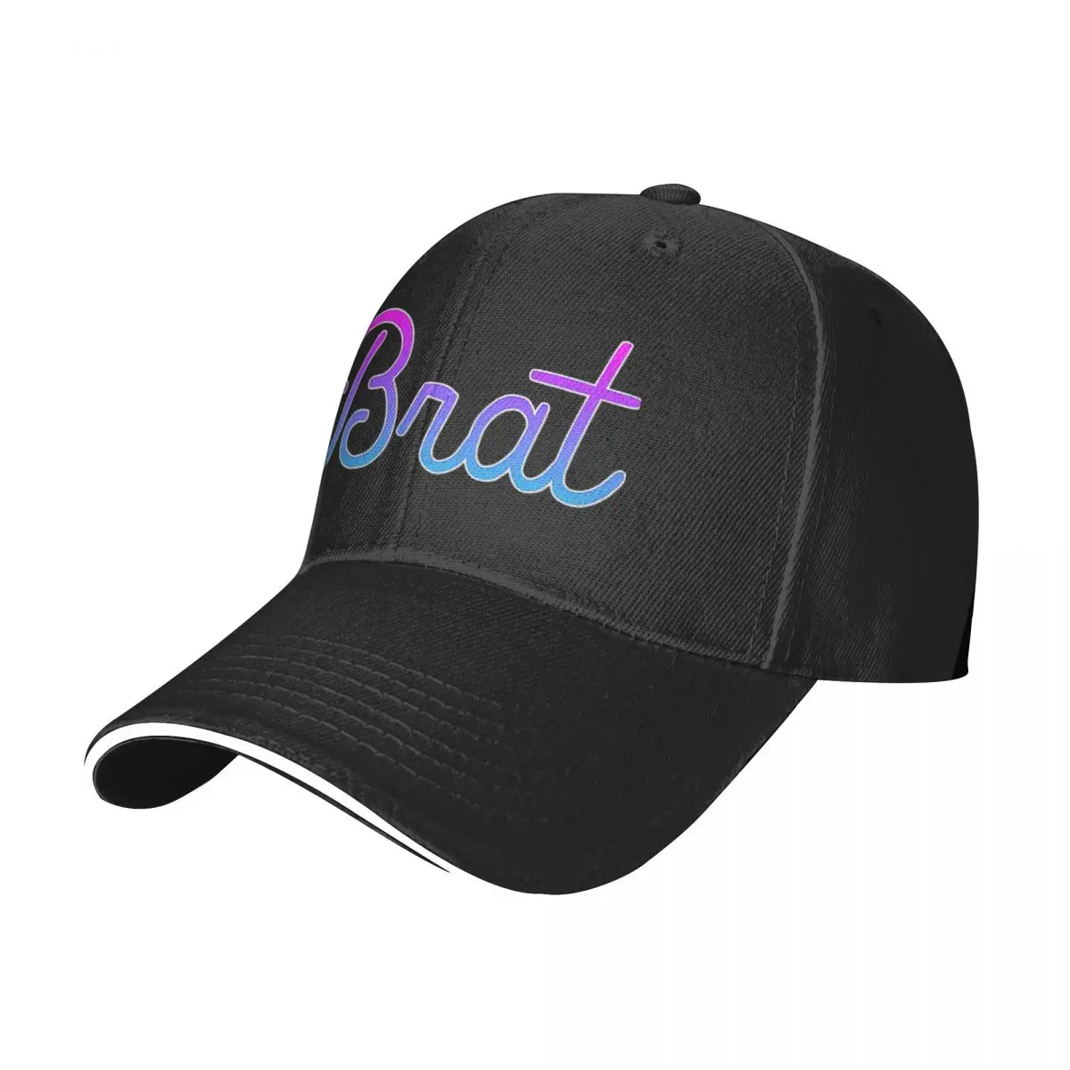 Bratty Designs Baseball Caps Hip Hop Club Classics Pop Music Charli Xcx Brat Album Sandwich Caps Unisex Style Adjustable Sun Hat