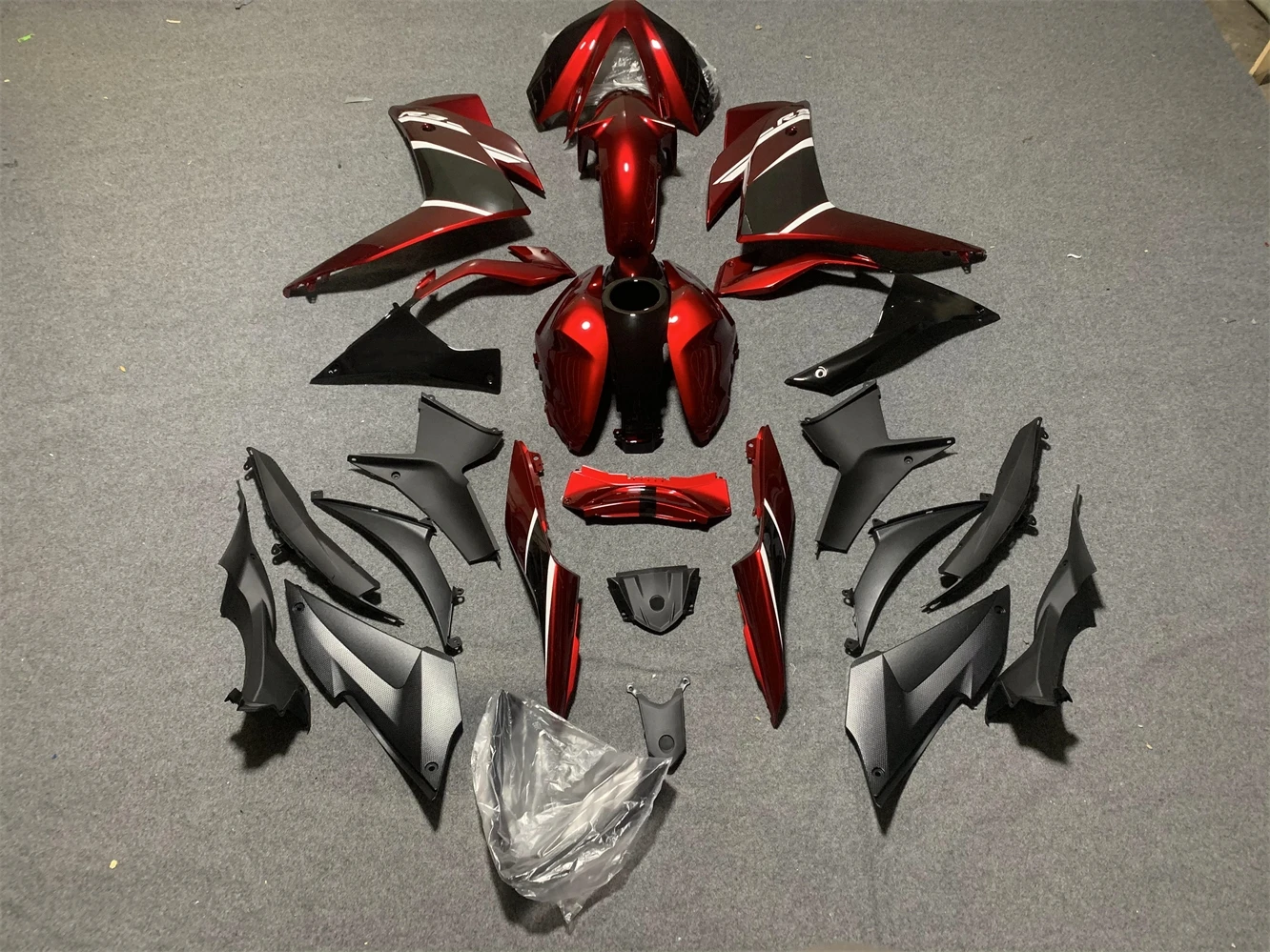 Motorcycle Fairing Kit fits to Yamaha R25 15 16 17 18 year R3 2015 2016 2017 2018 Fairing Black White Red motorcycle housing