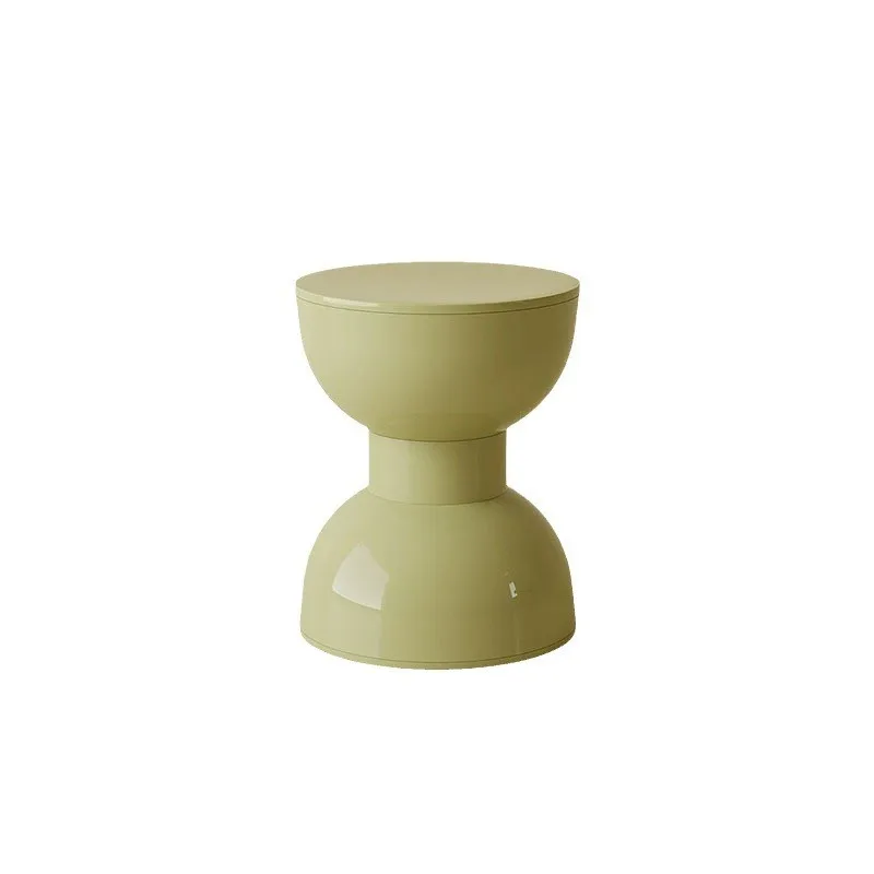 MOMO-taburete corto para el hogar, pequeño, moderno, Simple, de diseñador, para cambiar zapatos, para sala de estar, taburetes redondos creativos