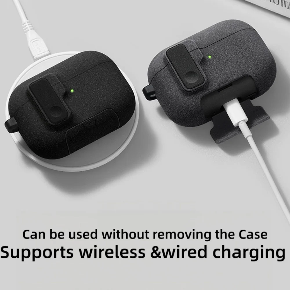 for AirPods Pro 3 New Protective Case with Magnetic Automatic Lock Phone Holder Style Earphone Case Accessories For Airpods Pro3 - view 4