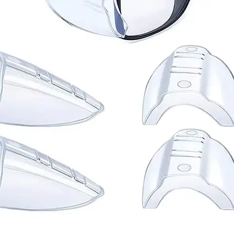 

1 Pair Safety Eye Glasses Side Shields Glasses Safe Protection TPU Flexible Protector Flap Side Cover 12/17mm Fits All Size