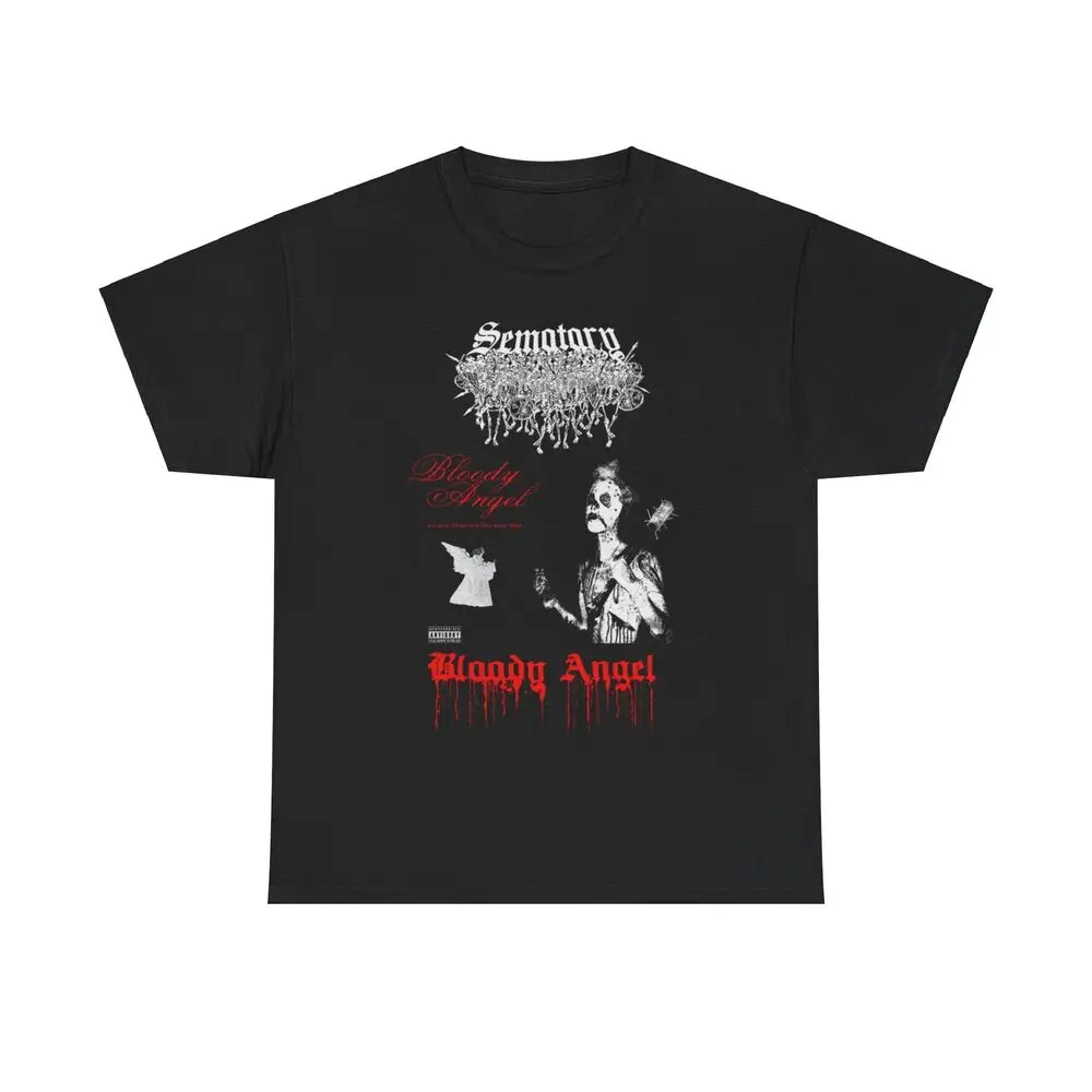 Haunted Mound Bloody Angel Sematary Album Tour Merch T-Shirt - All Sizes