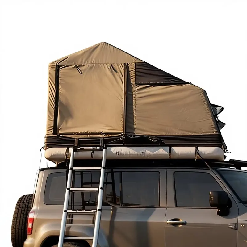 YTYIN Car Roof Top Inflatable Tent Outdoor Camping Waterproof Four-Season Double-Layer Ridge Tent