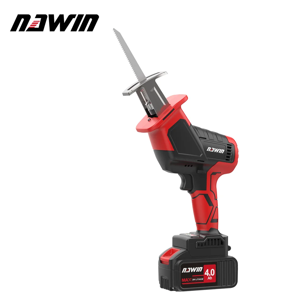 NAWIN Brushless Reciprocating Saw Power Tool Reciprocating Saw Metal Cutting Wood Cutting Tool Electric Drill Accessory