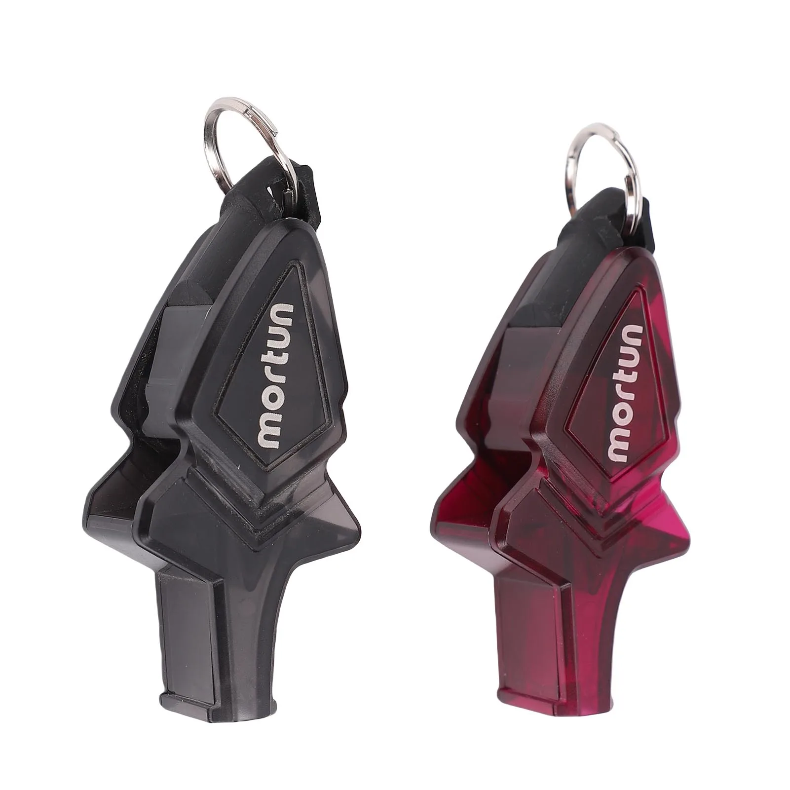 2 قطعة مجموعة صافرة رياضية ABS بصوت عال كريسب الصوت صافرة مع الحبل وقبضة الفم قبضة الاصبع للمدربين الحكم في حالات الطوارئ