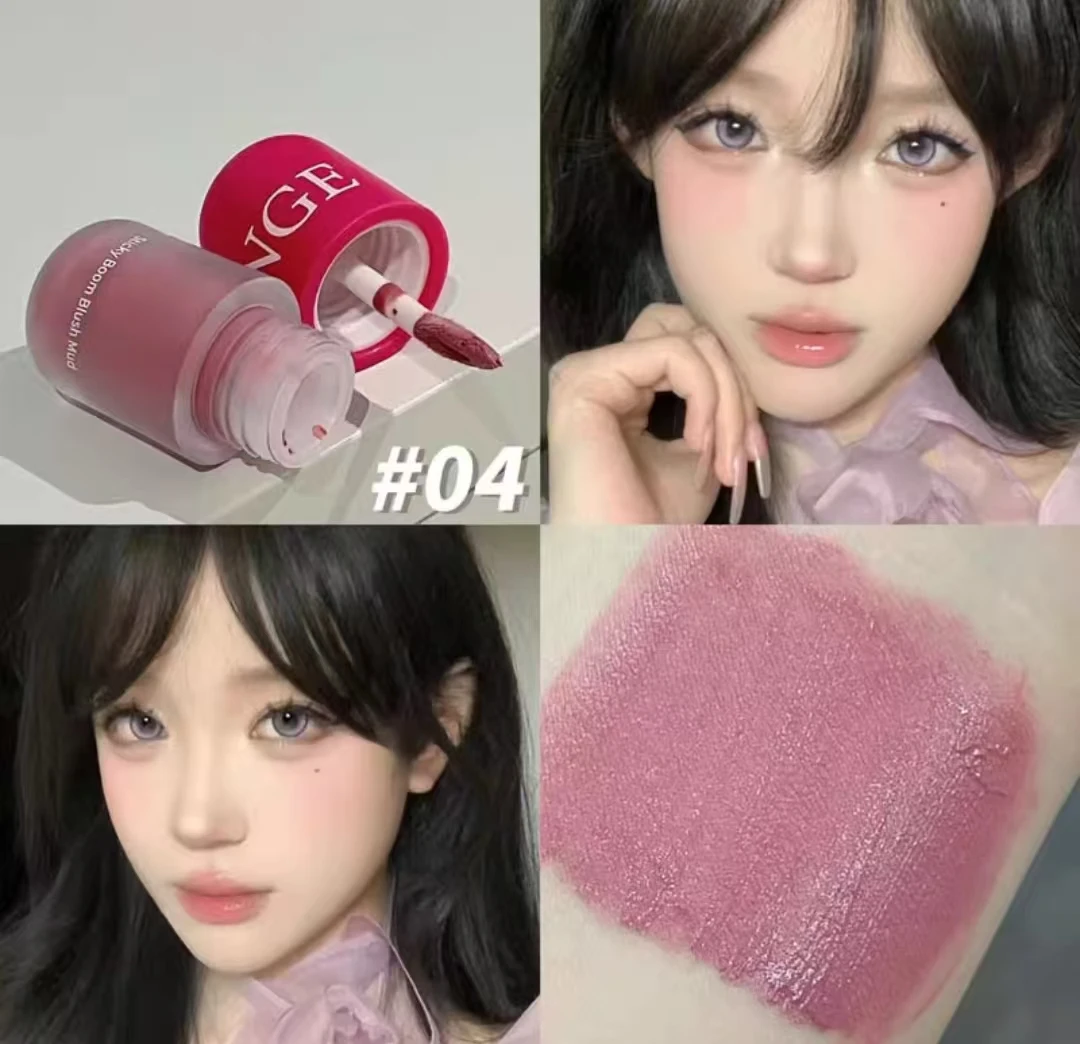 บลัชออนเนื้อลิควิดสีชมพูเฮเว่น พิงค์ ให้สีชมพูอมม่วง เนื้อเนียนนุ่มแบบกำมะหยี่ ติดทนนาน กันน้ำ ไม่เลอะง่าย แต่งหน้าได้ง่าย