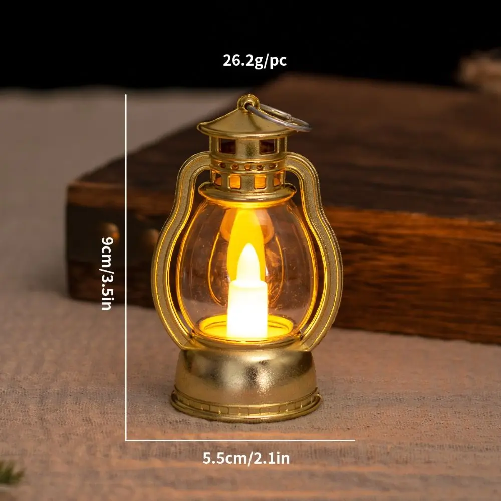 Retro LED Electronic Candlestick Portable Smokeless LED Night Light Ambient Lighting Hanging LED Lanterns