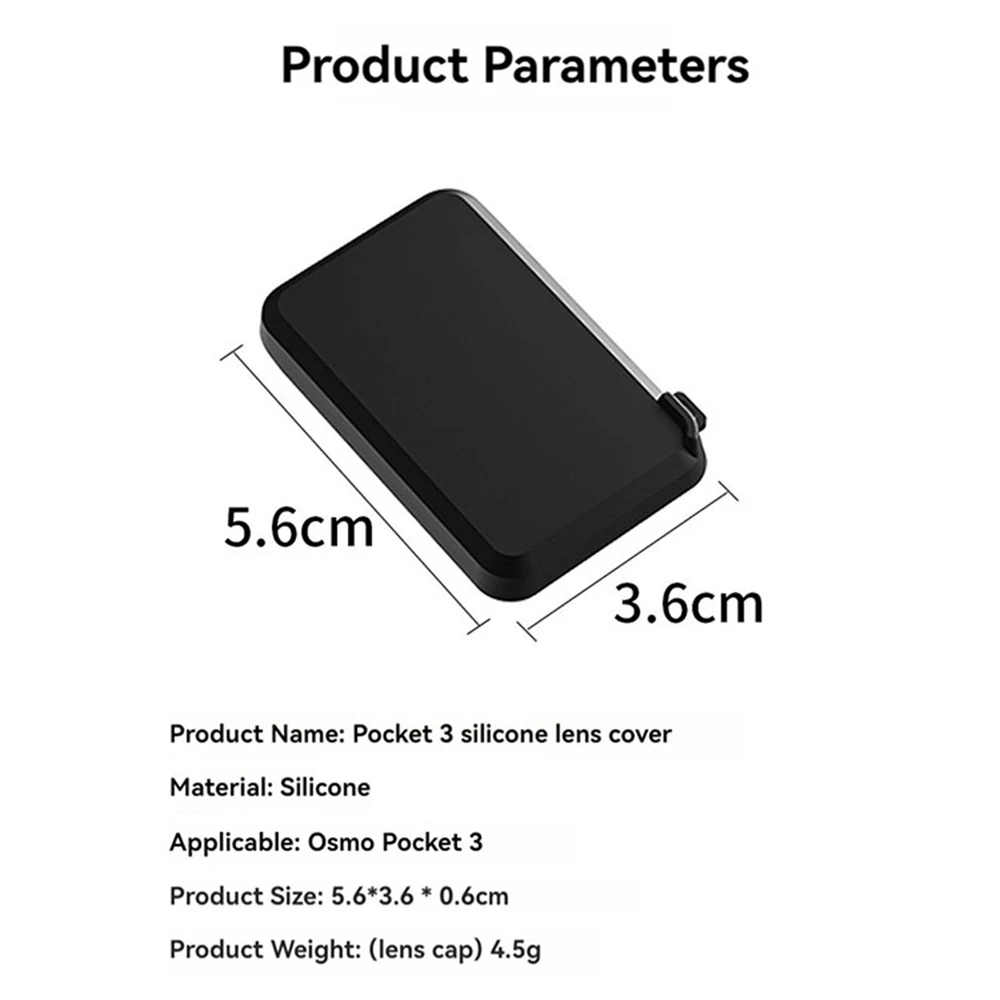 غطاء واقي للشاشة لجيب DJI Osmo 3 ، غطاء عدسة سيليكون ، مضاد للخدش ، ملحقات الكاميرا الرياضية
