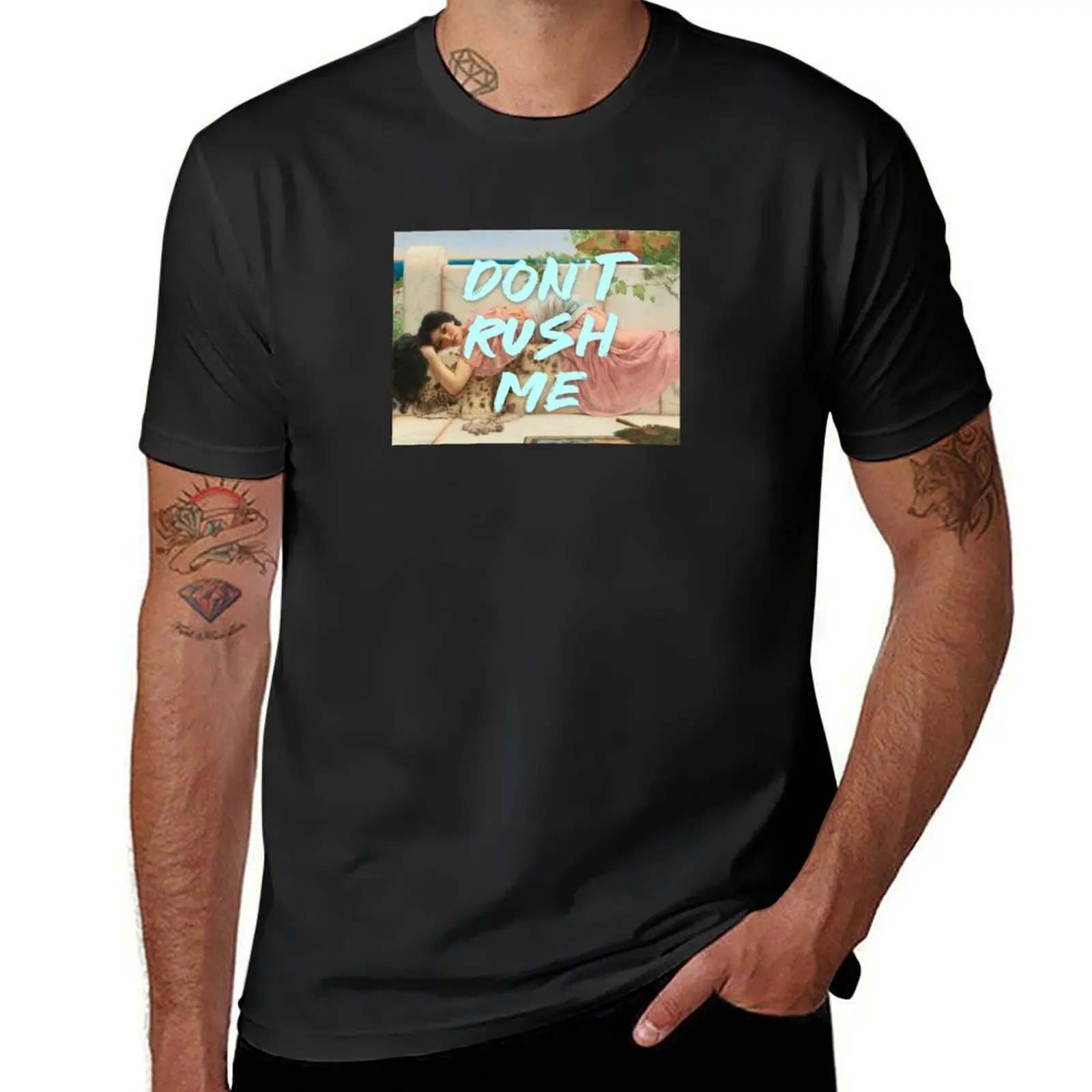 Don't Rush Me T-Shirt for a boy cute clothes Men's t shirts