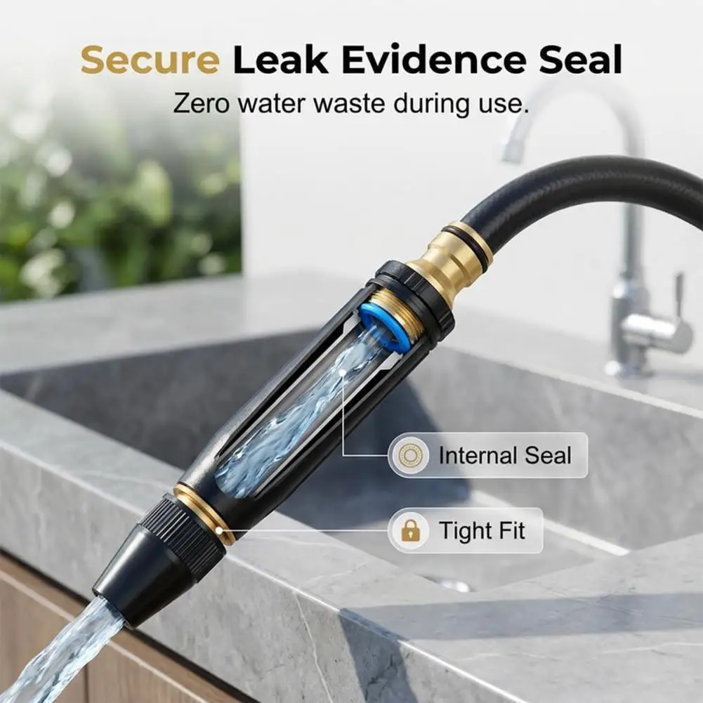 

High Pressure Hose Nozzle Garden Hose Nozzle High-pressure Car Wash Hose Nozzle Adjustable Garden Water Sprayer Multi-mode Patio