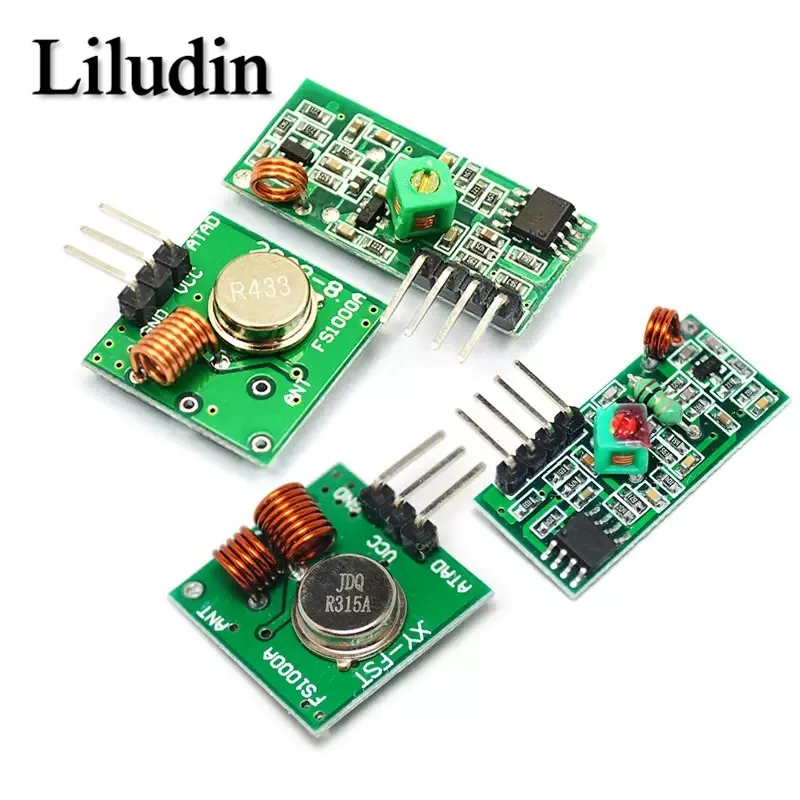 Smart Electronics 433Mhz RF transmitter and receiver Module link kit For arduino/ARM/MCU WL diy 315MHZ/433MHZ wireless