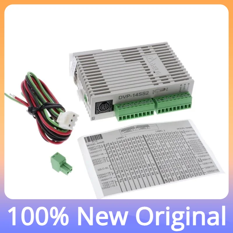 

Delta PLC DVP14SS211T DVP14SS211R 24VDC 8DI 6DO relay output module SS2 series