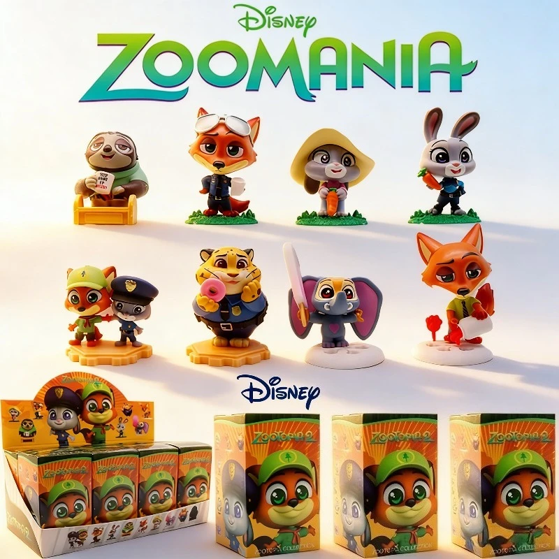 

Милая коллекционная фигурка из серии Zootopia: Ник Уайлд (лис) и Джуди Хоппс (кролик) в подарочной коробке
