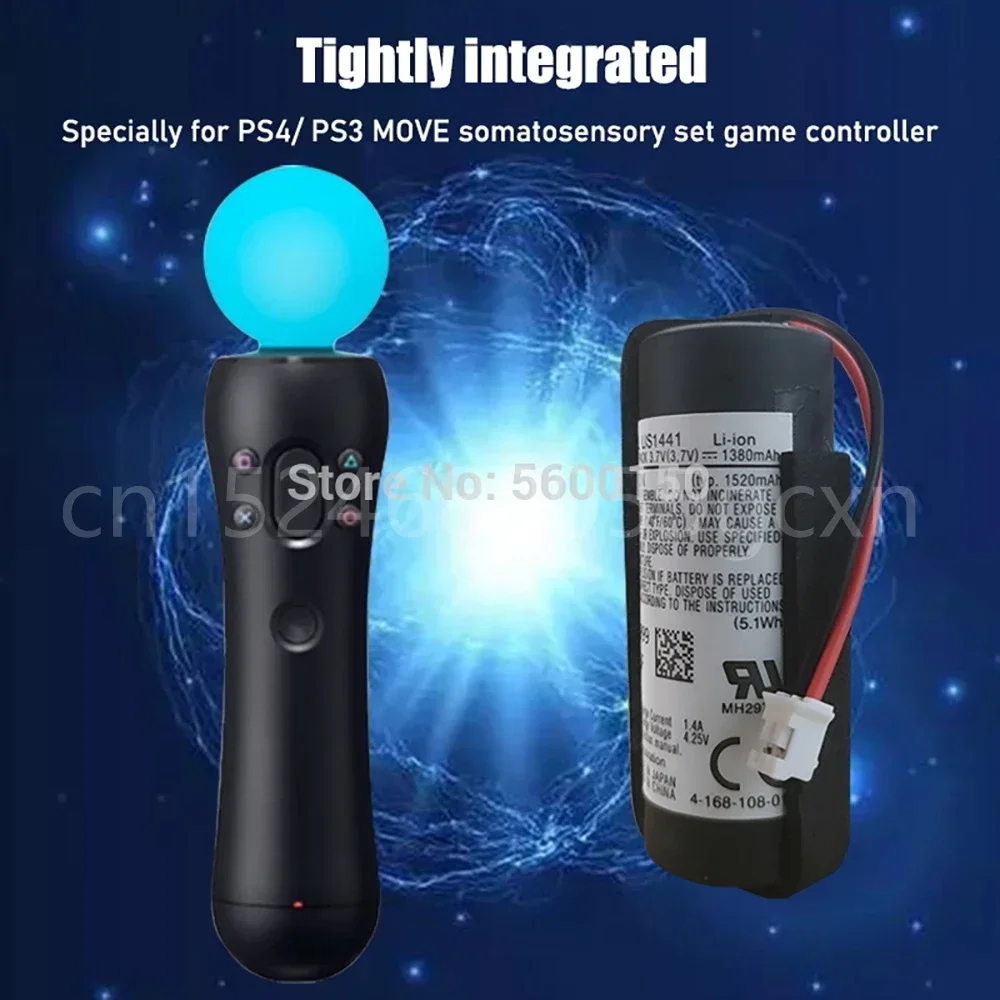 LIS1441 3,7 В 1380 мАч литиевые аккумуляторы LIP1450 для Sony PS3 PS4 Play Station Move Контроллер движения для правой руки