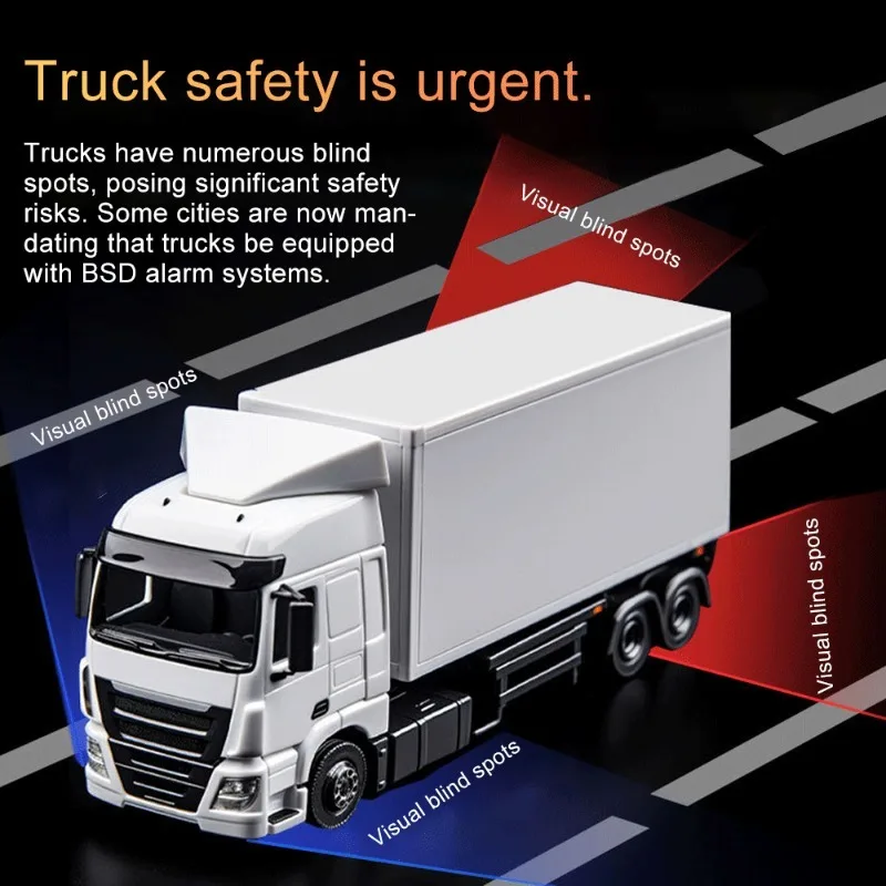 

Factory 10.1" Truck cam era System with AI BSD Blind Spot Detection 4CH DVR Recording Touch mon itor for RV Bus Semi Trailer