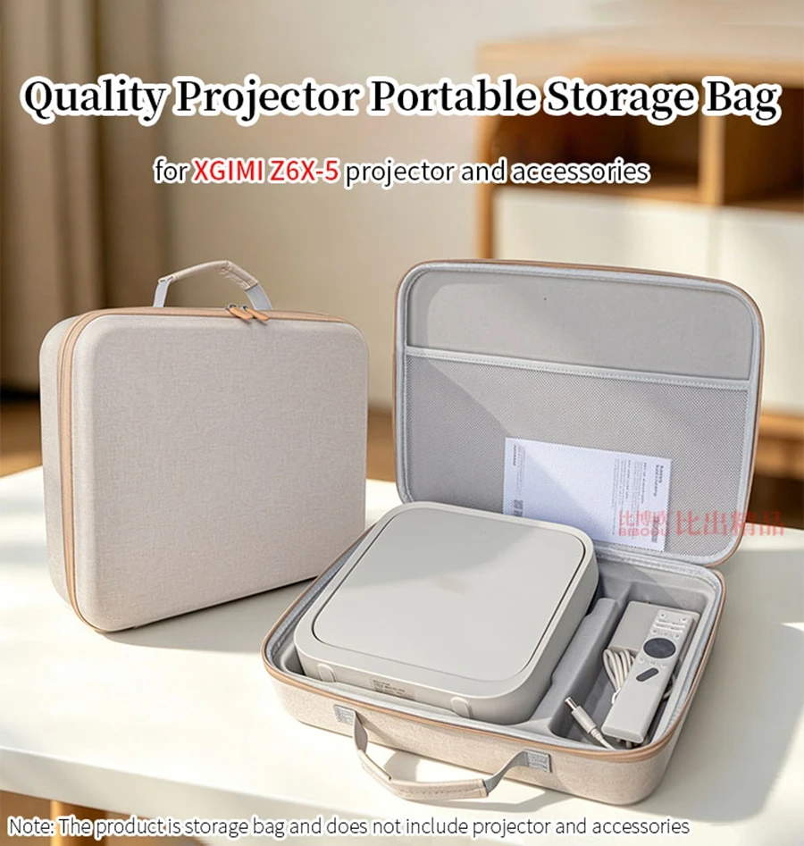 for XGIMI Z6X-5 Projector Portable Storage Bag Z6X V Hard EVA Box Outdoors Travel Carrying Case