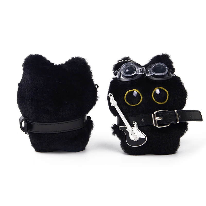 رائعتين البسيطة القط الأسود أفخم قلادة أنيقة القط المفاتيح جودة حقيبة الظهر الزخرفية التبعي هدايا عيد الميلاد المثالية #6