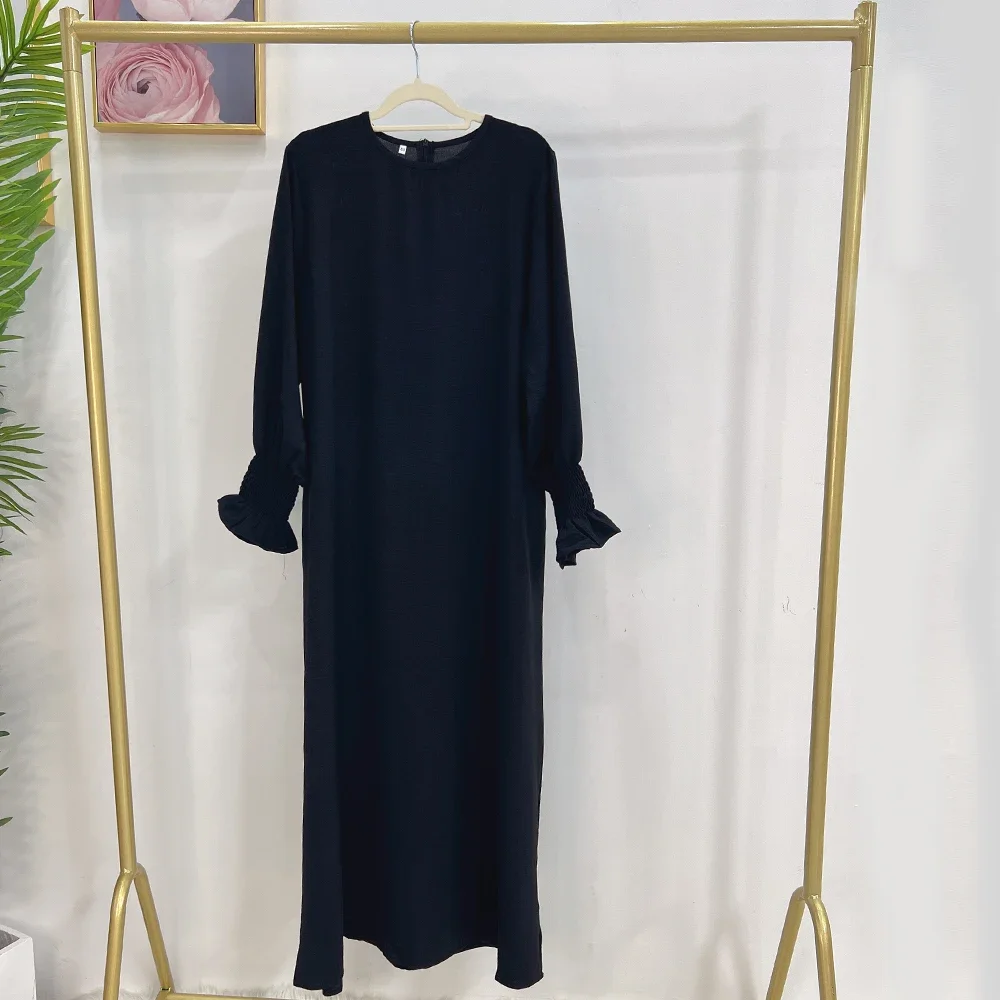 Eid Ramadán Abaya mujeres musulmanas Casual manga larga Maxi vestidos Turquía ropa de oración Khimar Dubai Islam bata árabe vestidos Jalabiya