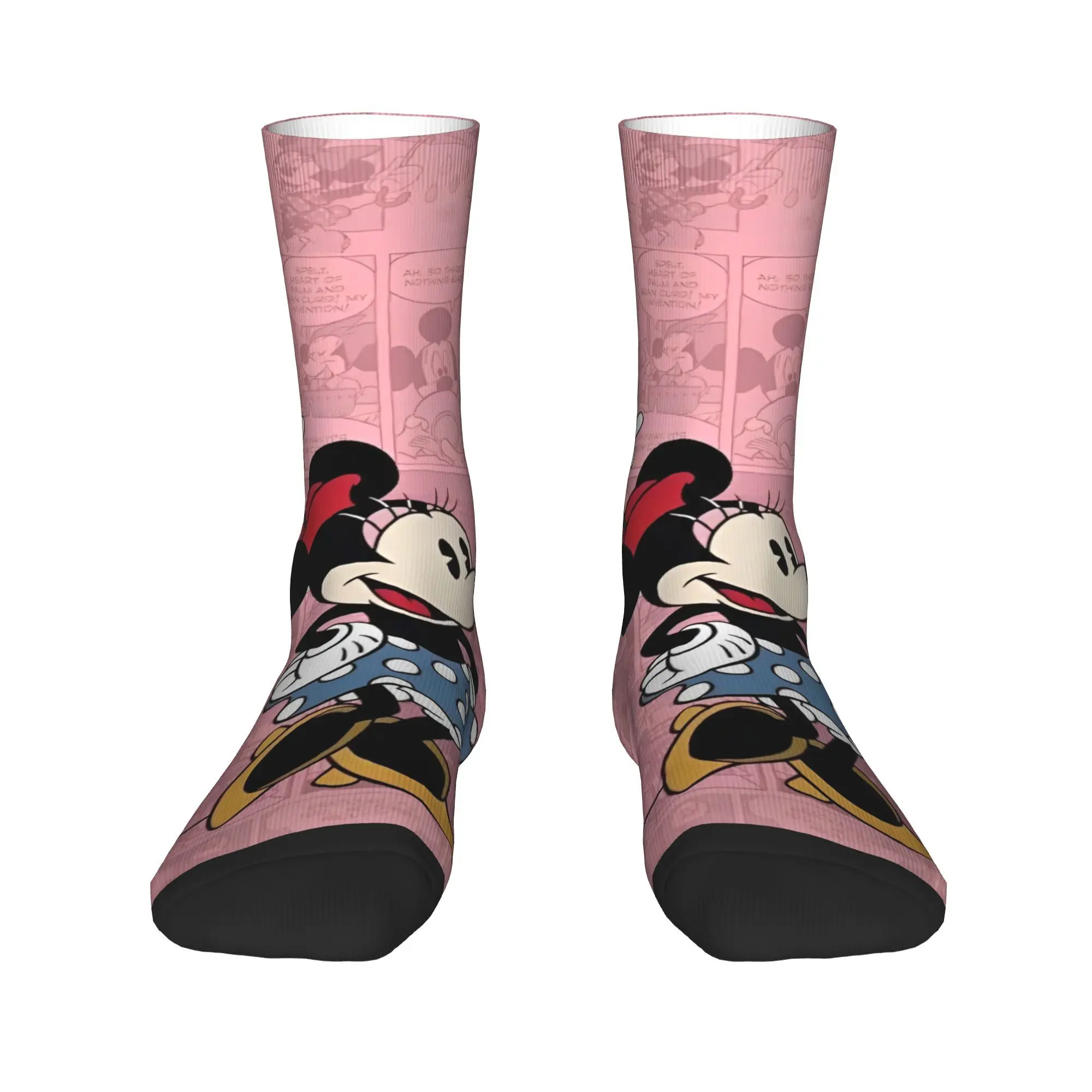 Kawaii Minnie Cartoon Socks Mercadoria para homens e mulheres Meias de tripulação aconchegantes melhor ideia de presente