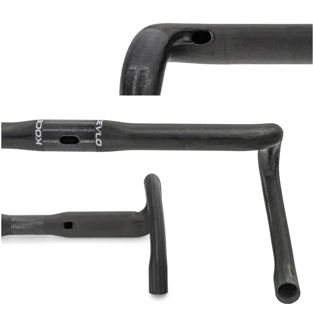 الكربون المقود الطريق خفيفة 160 جرام الكربون عجلة القيادة 31.8 مللي متر 380/400/420/440 مللي متر دراجة قطرة مقود الحصى الطريق عجلة