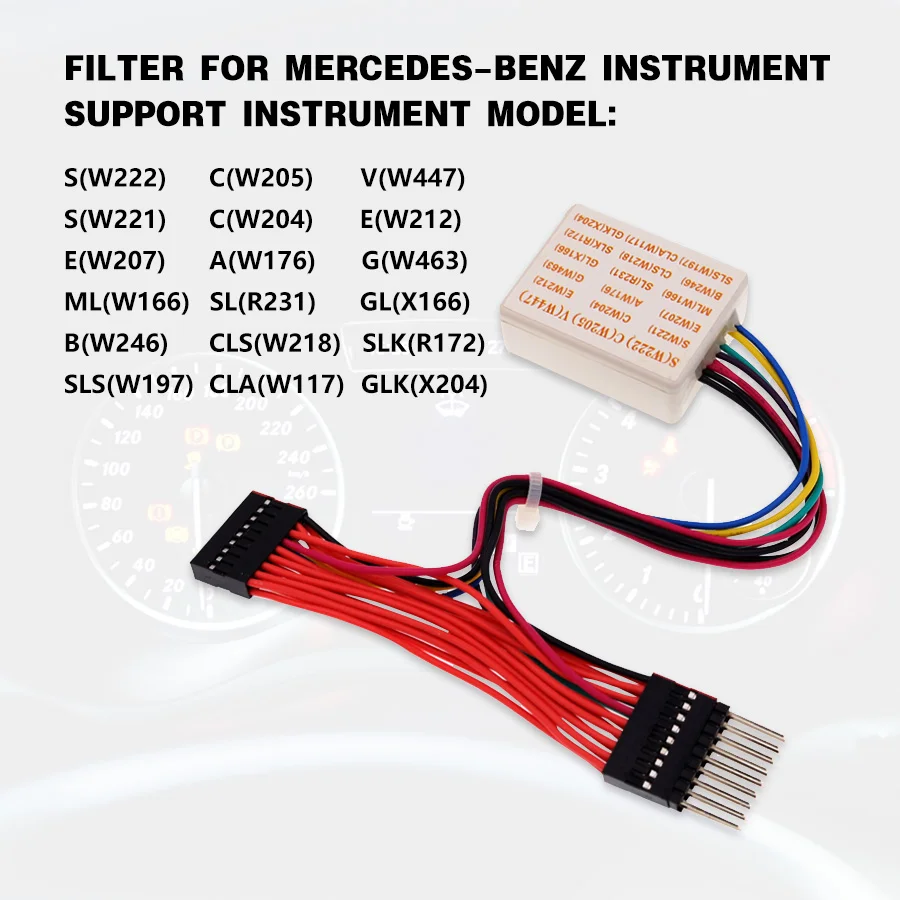 Filter for Mer/cedes-Ben/z Instrument Support S(W222) C(W205) V(W447) S(W221) C(W204) E(W212) E(W207) A(W176) G(W463) E(W207)