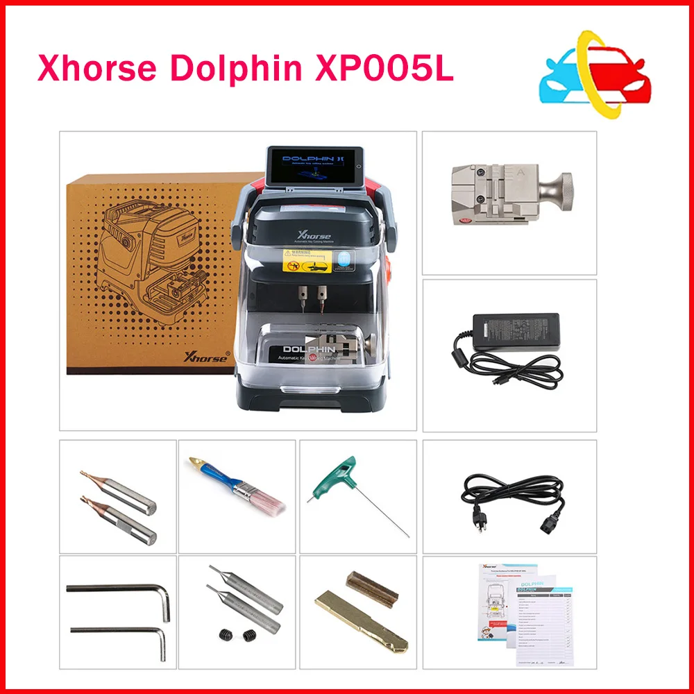 

Xhorse Dolphin XP005L Dolphin II Key Cutting Machine Update Version of XP005 Work with Xhorse Key Reader /VVDI MB BGA Tool