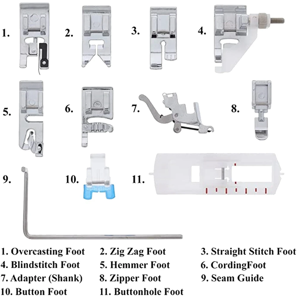 Presser foot setPresser Foot Set Button Sewing Machine Presser Foot Set is Suitable for