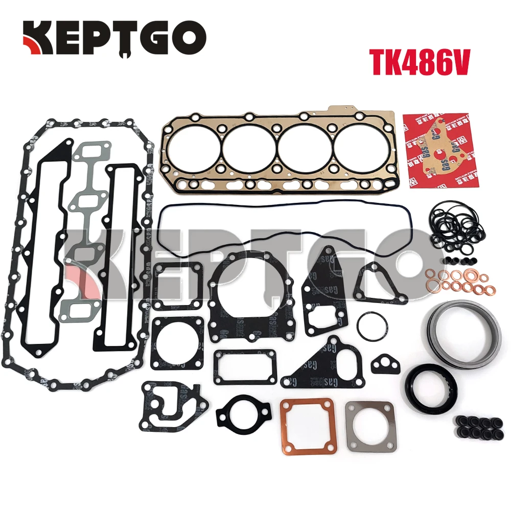 

TK486V Full Gasket Set Kit for Yanmar Engine With Cylinder Head Gasket 4TNE88 4TNE86 4D88 4D8E