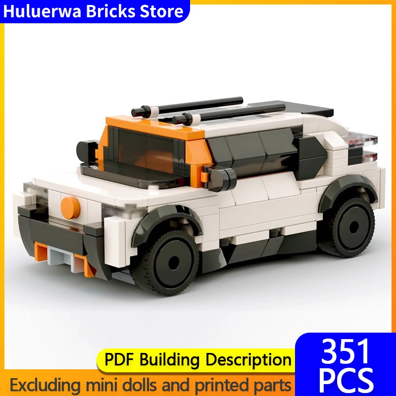 

Модель городской автомобиль MOC, строительные кирпичи, электрический многоцелевой концептуальный автомобиль, модульная технология, детский праздничный подарок, сборный игрушечный костюм