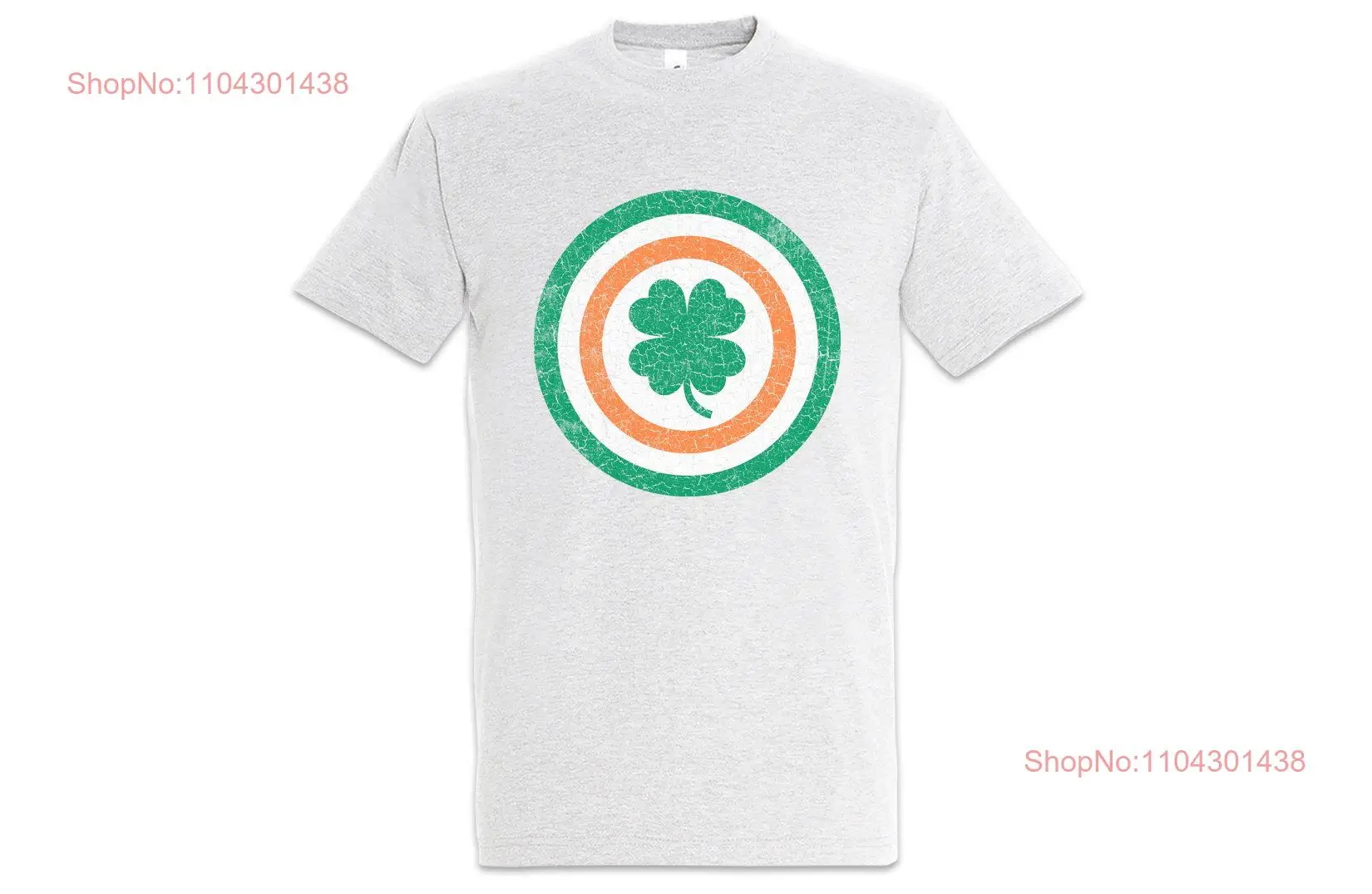 Captain Ireland T Shirt Flag Irish America Fun Irland Irisch Kleeblatt long or short sleeves