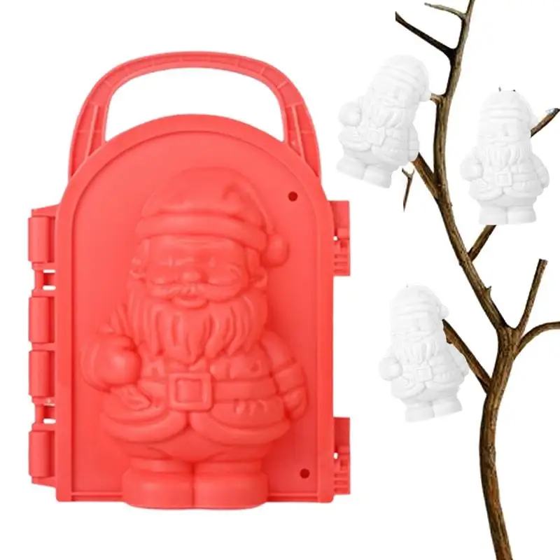 Snow Ball Shaper Molds Santa Claus Reindeer Winter Snow Castle Molds Cartoon 3D Snow Castle Molds Winter Snow Fort Maker Toy For