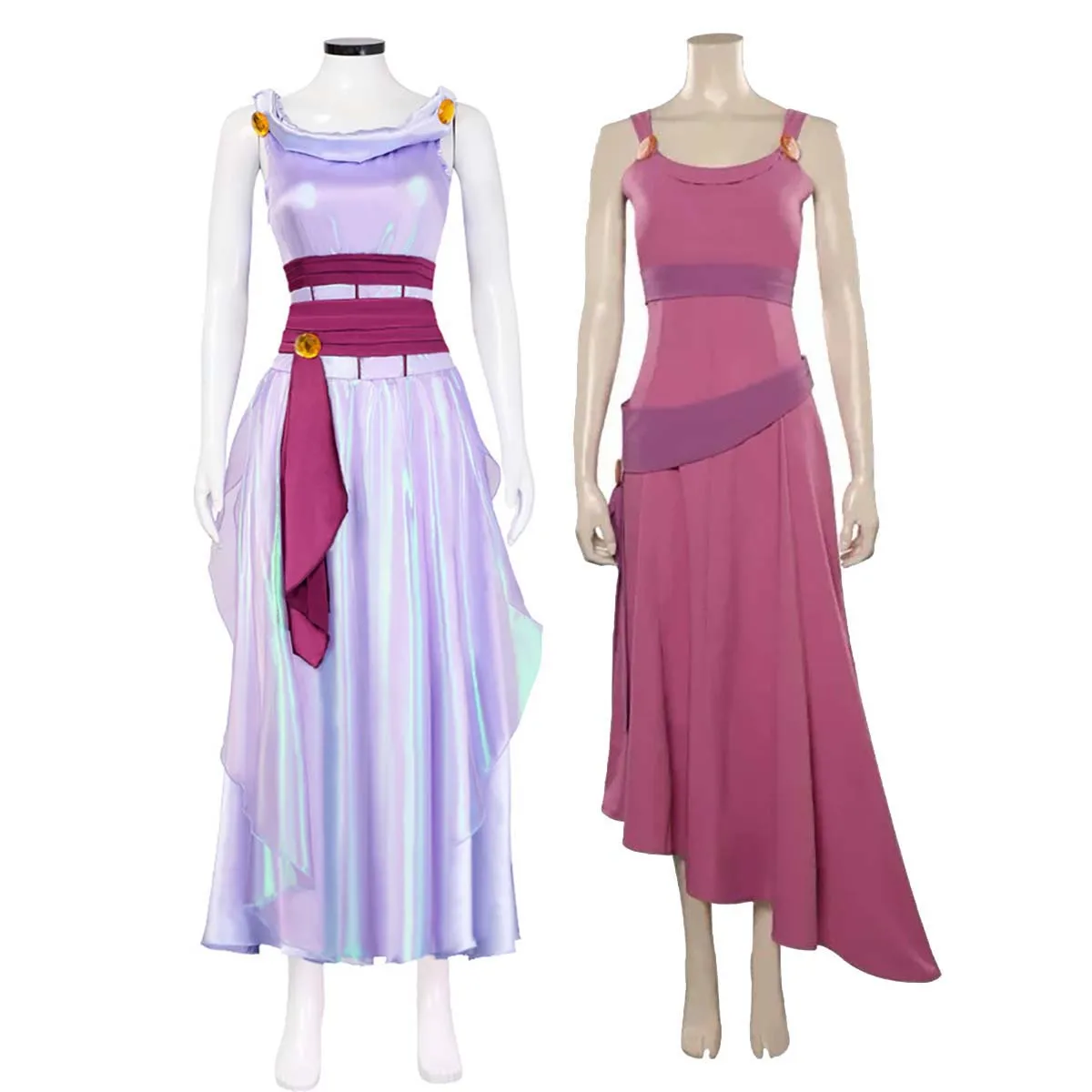 

Взрослый Хэллоуин Геркулес Принцесса Мегара Косплей Фиолетовое Платье Костюм