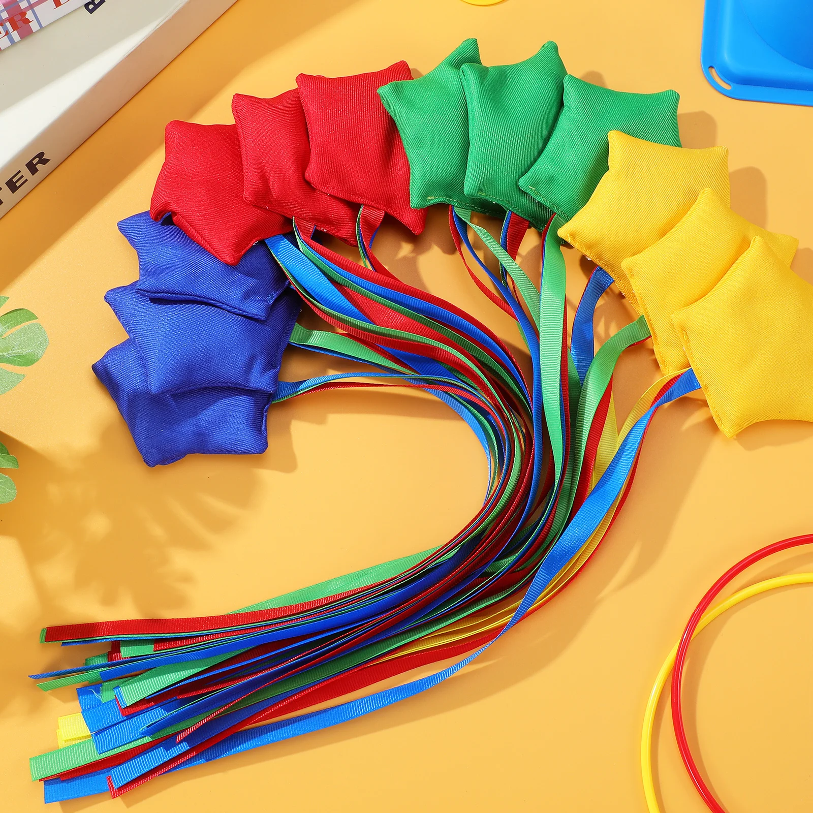 

12 pcs 'S Sandbags Star-Shaped Lightweight Bean Bags For Tossing Games Outdoor Party Favors Carnival Activities