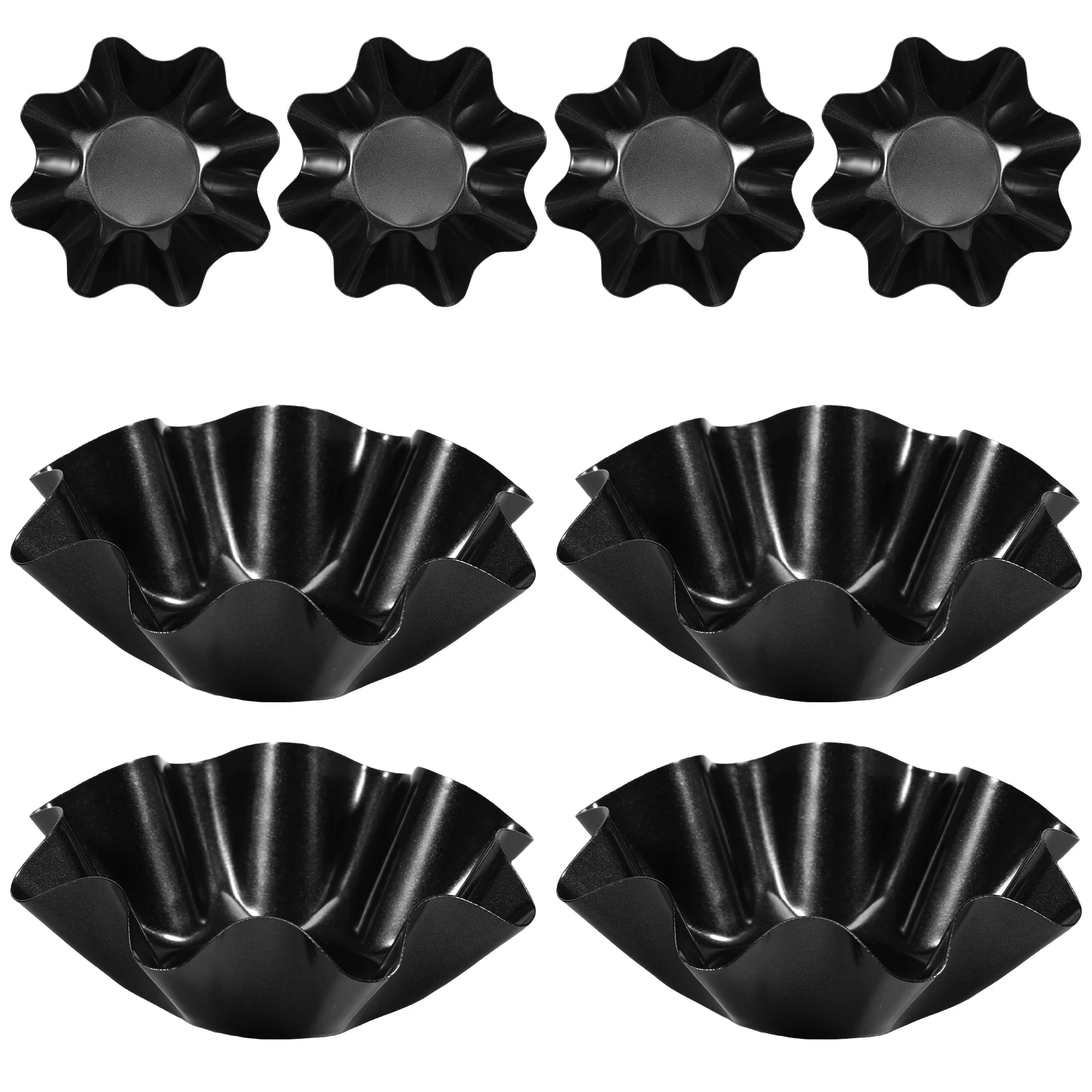 4 件 Tortilla Pan Nonstick Tortilla Shell Maker Carbon Steel Taco Salad Bowl Easy Release Tortilla Bowl Maker for Kitchen Home