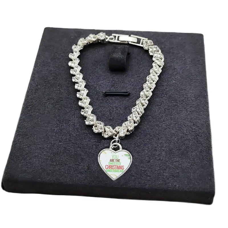 20pcs/Lot Custom Zinc Alloy Bracelet Sublimation bracelet blanks Different shape pendants