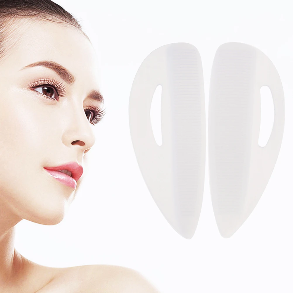 

Silicone Eyelash Lifting Pads Reusable Curler Shield Thickening Perming Pads For Women Warm Color Size Vary Slightly