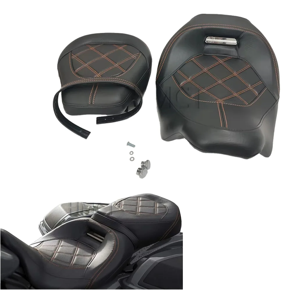 

Для моделей Harley Touring 09-21 Road King Street Ultra Glide CVO, подушка для мотоцикла, переднее сиденье водителя, заднее пассажирское сиденье