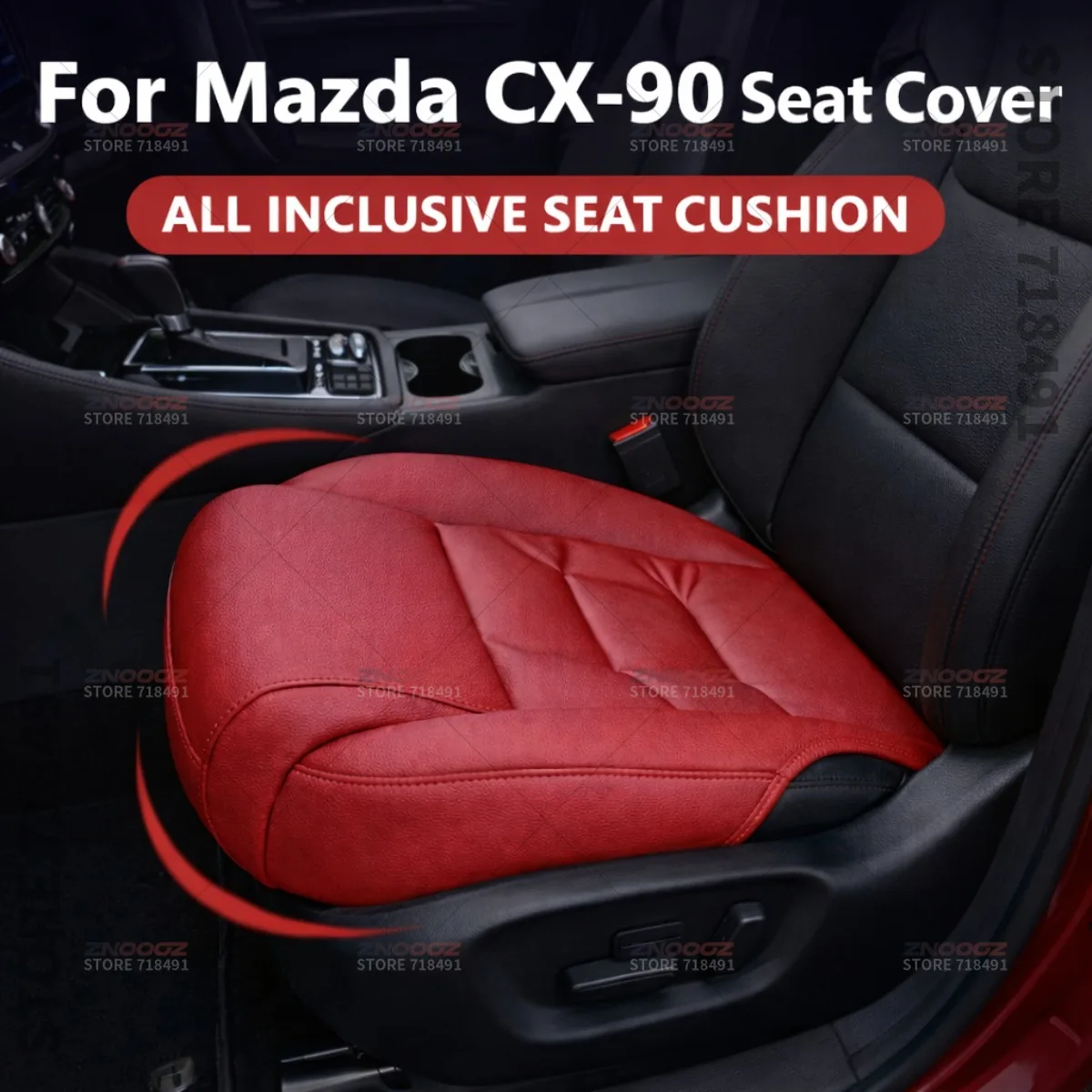 

Подушка-удлинитель для поддержки ног в сиденье автомобиля Mazda CX-90, накладка на сиденье из пены с эффектом памяти, аксессуары для интерьера