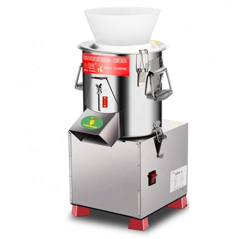 Commercial Household Cabbage Chopper  Onion Fruit Vegetable Cutting Granulator Crusher Chopping Machine