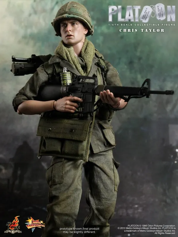 1/6 Action Figures Model Hot Toys HT MMS135 Platoon Chris Taylor Collectible Figur in stock