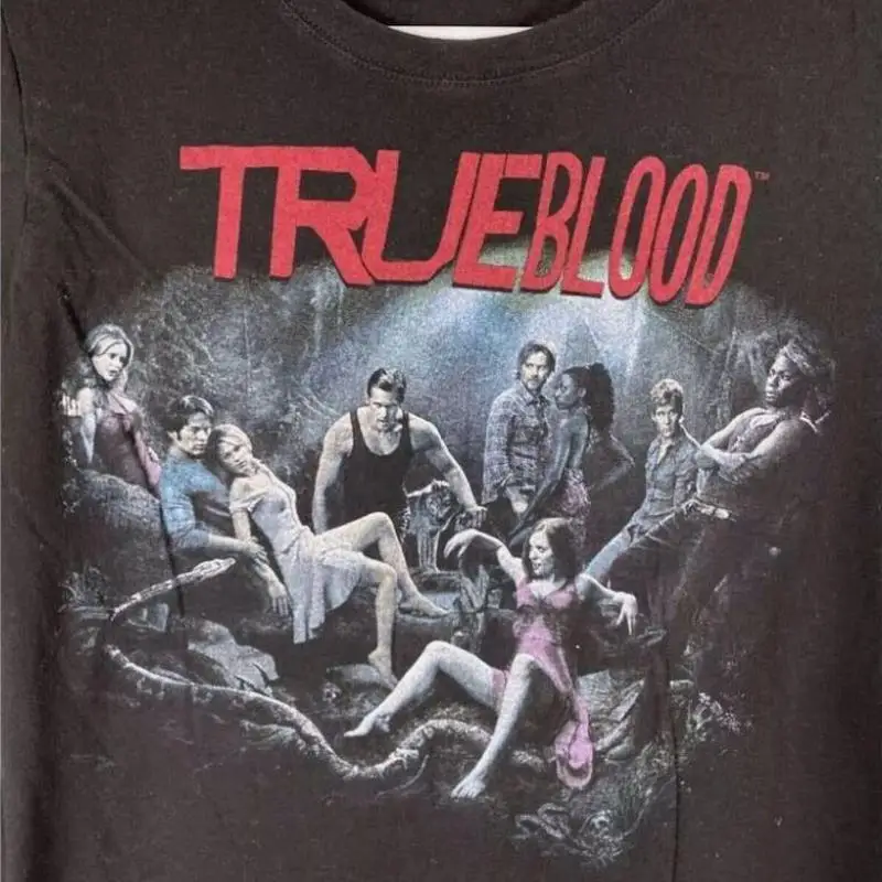 Vtg True Blood Tv Show 90S T Shirt Classic Black Size S 2345Xl