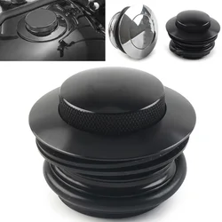 Motorcycle Left Hand Thread Fuel Tank Gas Cap Cover For 1982-2017 Harley Davidson Touring Sportster Dyna Softail