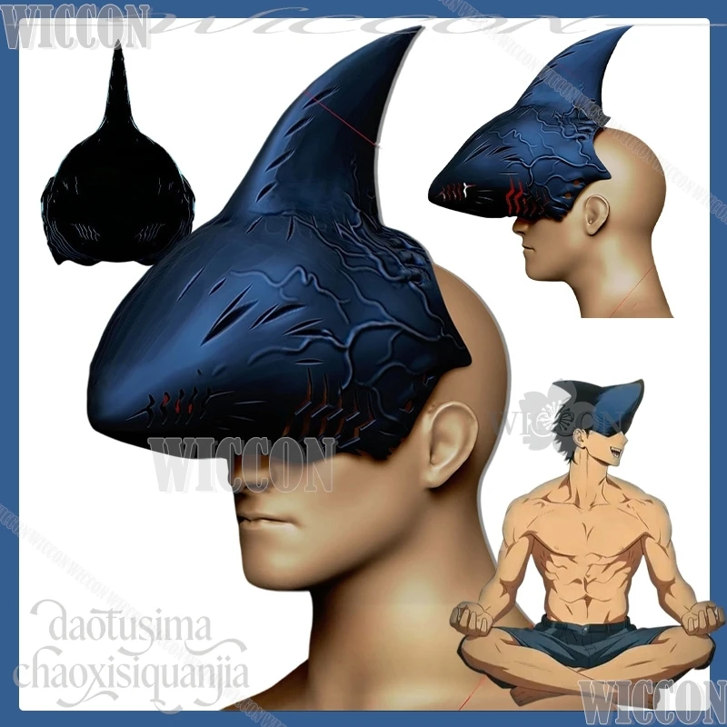 

Маска-шлем Beam Shark Demon для косплея в стиле аниме, крутой панк, 3D, из полимолочной кислоты, аксессуар для головы, фурсьют, Хэллоуин, Навидад, Карнавал