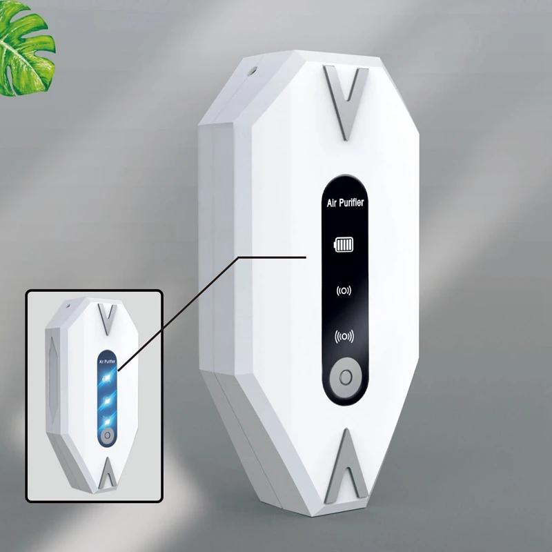 Purificateur d'air à ions négatifs, portable personnel, mini, réglable à deux vitesses, 160 millions