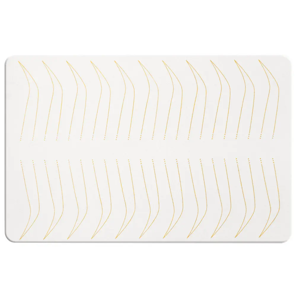 Silicone Tattoo Practice Skin Embroidered Eyebrow Microblading Practice Skin Thick and Realistic for Beginners