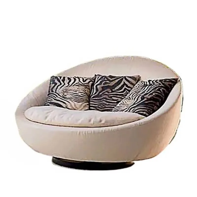 Beauty Modern Lounge Chair Cream Designer Art Comfy Relaxing Living Room Chairs Hotel Nordic Bauhaus Sillones De Sala Furniture