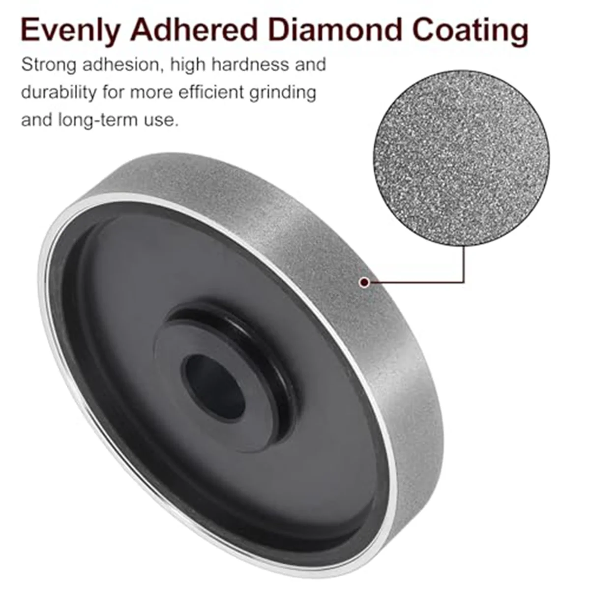 

AA98 Алмазный шлифовальный круг для гранильных ювелирных изделий 6-дюймовые алмазные шлифовальные круги с отверстием для беседки 1 дюйм для драгоценных камней, мрамора, зернистости 240