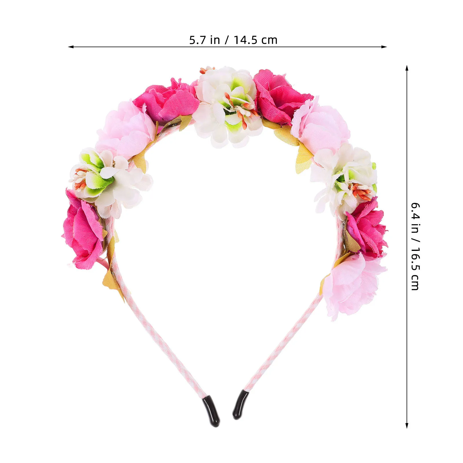 

Flower Headbands for Women Lifelike Cloth Floral Headpiece Wedding Bridal Prom Evening Party Fashion Hair Accessory