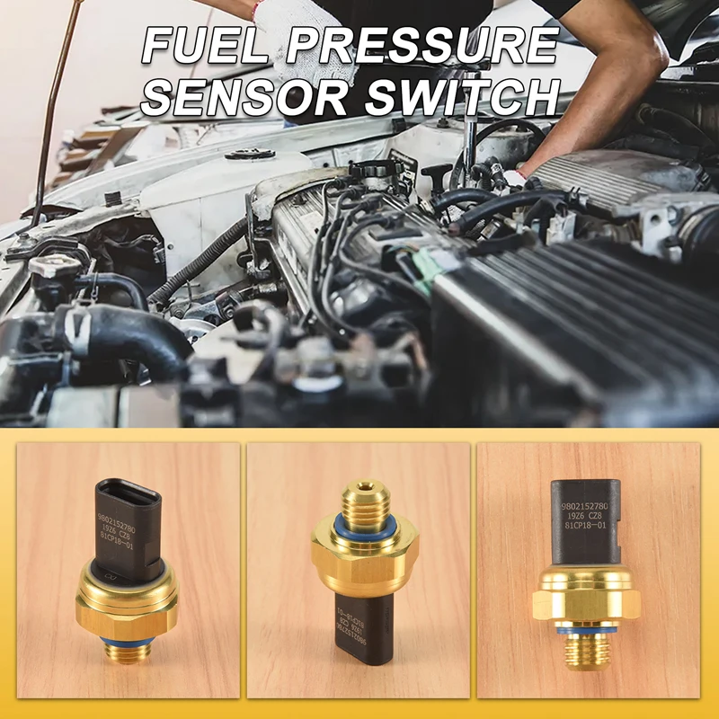 A45F-New Oil Pan Fuel Pressure Sensor Switch 9802152780 For Peugeot 3008 308CC/SW C4L RCZ 207CC Citroen C4 DS4